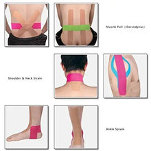 Load image into Gallery viewer, 6 Rolls Kinesiology Athletic Tape Set