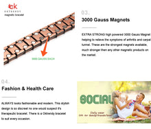 Load image into Gallery viewer, Arthritis and Joint Solid Copper Magnetic Therapy Bangle