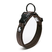 Load image into Gallery viewer, Adjustable Padded 3M Reflective Mesh Dog Collar