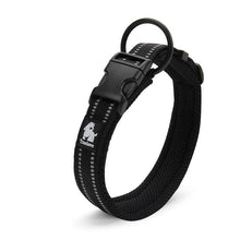 Load image into Gallery viewer, Adjustable Padded 3M Reflective Mesh Dog Collar