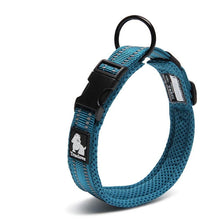 Load image into Gallery viewer, Adjustable Padded 3M Reflective Mesh Dog Collar