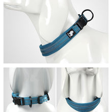 Load image into Gallery viewer, Adjustable Padded 3M Reflective Mesh Dog Collar