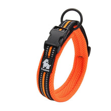 Load image into Gallery viewer, Adjustable Padded 3M Reflective Mesh Dog Collar