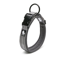 Load image into Gallery viewer, Adjustable Padded 3M Reflective Mesh Dog Collar