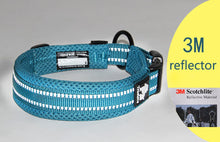 Load image into Gallery viewer, Adjustable Padded 3M Reflective Mesh Dog Collar