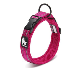 Load image into Gallery viewer, Adjustable Padded 3M Reflective Mesh Dog Collar