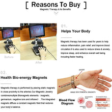 Load image into Gallery viewer, Arthritis and Joint Solid Copper Magnetic Therapy Bangle