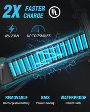 Load image into Gallery viewer, Foldable E-bike 26 inch 1500W