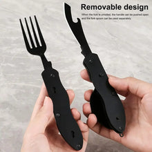 Load image into Gallery viewer, Stainless Steel 3 in 1 Travel Utensil