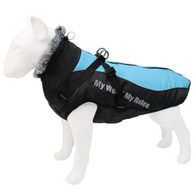 Load image into Gallery viewer, Waterproof Large Winter Dog Coat With Harness