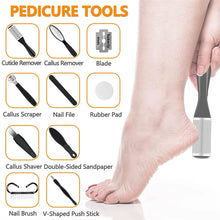 Load image into Gallery viewer, Rechargeable Pedicure Scrubber with 3 Heads