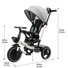 Load image into Gallery viewer, 5-in-1 Stroller/Toddler Tricycle