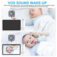 Load image into Gallery viewer, 5 Inch HD Wireless Baby Monitor With Camera