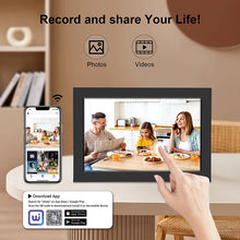 Load image into Gallery viewer, 10.1 inch WiFi Digital Touchscreen Photo Frame