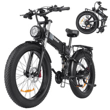 Load image into Gallery viewer, Foldable E-bike 26 inch 1500W