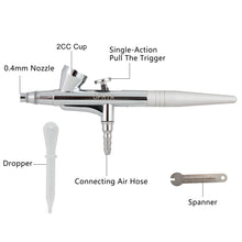 Load image into Gallery viewer, Airbrush Makeup System Kit with Mini Air Compressor & Bag