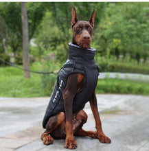 Load image into Gallery viewer, Waterproof Large Winter Dog Coat With Harness