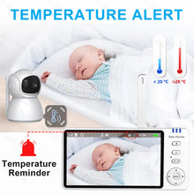 Load image into Gallery viewer, 5 Inch HD Wireless Baby Monitor With Camera