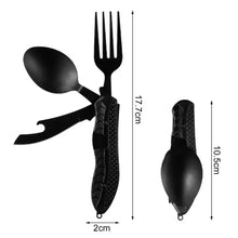 Load image into Gallery viewer, Stainless Steel 3 in 1 Travel Utensil