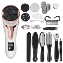 Load image into Gallery viewer, Rechargeable Pedicure Scrubber with 3 Heads