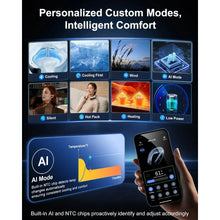 Load image into Gallery viewer, Portable Neck Air/Heat Smart Device