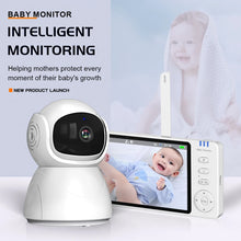 Load image into Gallery viewer, 5 Inch HD Wireless Baby Monitor With Camera