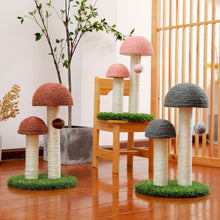 Load image into Gallery viewer, Cute Cactus or Mushroom Scratching post with Ball