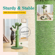 Load image into Gallery viewer, Cute Cactus or Mushroom Scratching post with Ball