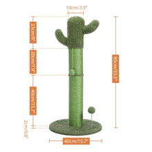 Load image into Gallery viewer, Cute Cactus or Mushroom Scratching post with Ball