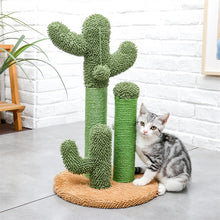 Load image into Gallery viewer, Cute Cactus or Mushroom Scratching post with Ball