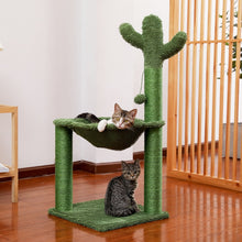 Load image into Gallery viewer, Cute Cactus or Mushroom Scratching post with Ball