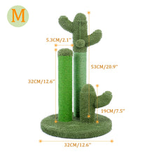 Load image into Gallery viewer, Cute Cactus or Mushroom Scratching post with Ball