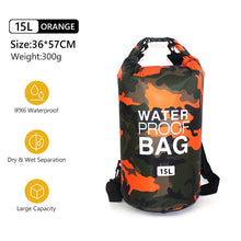 Load image into Gallery viewer, Waterproof Dry/Wet Floating Storage Bag for Diving Rafting Fishing, 15L or 30L - yourhealthandfitnessshop