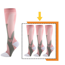 Load image into Gallery viewer, 3 Pairs Compression Socks Medical Nursing Sport Stockings - yourhealthandfitnessshop