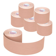 Load image into Gallery viewer, 6 Rolls Kinesiology Athletic Tape Set
