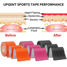 Load image into Gallery viewer, 6 Rolls Kinesiology Athletic Tape Set
