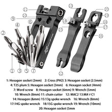 Load image into Gallery viewer, Bicycle Multifunctional Tool Repair Kit
