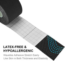Load image into Gallery viewer, 6 Rolls Kinesiology Athletic Tape Set
