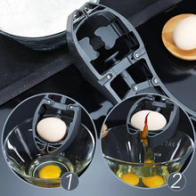 Load image into Gallery viewer, 3 in 1 One-Handed Egg Separator &amp; Cracker
