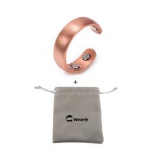 Load image into Gallery viewer, Adjustable Health Energy Magnetic Copper Ring (unisex)
