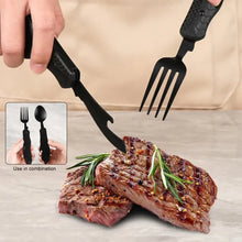 Load image into Gallery viewer, Stainless Steel  3 in 1 Travel Utensil
