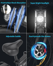 Load image into Gallery viewer, Foldable E-bike 26 inch 1500W
