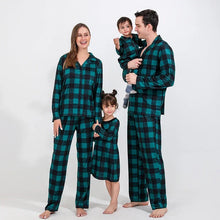 Load image into Gallery viewer, Family Green Plaid Matching Pajamas Set
