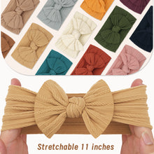 Load image into Gallery viewer, 5 Pcs Nylon Hair Bow Headbands
