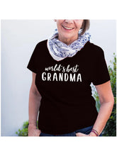 Load image into Gallery viewer, World&#39;s Best Grandpa/grandma Graphic T-shirt
