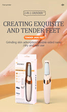 Load image into Gallery viewer, Rechargeable Electronic Foot File Pedicure Kit
