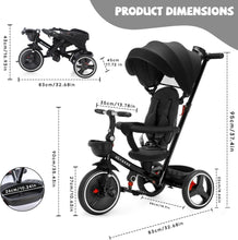Load image into Gallery viewer, 5-in-1 Stroller/Toddler Tricycle
