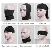 Load image into Gallery viewer, Summer Face/Neck Sun Protection Silk Headwear
