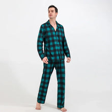 Load image into Gallery viewer, Family Green Plaid Matching Pajamas Set
