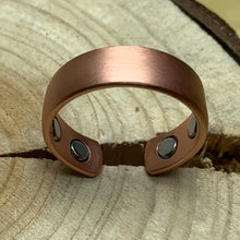 Load image into Gallery viewer, Adjustable Health Energy Magnetic Copper Ring (unisex)
